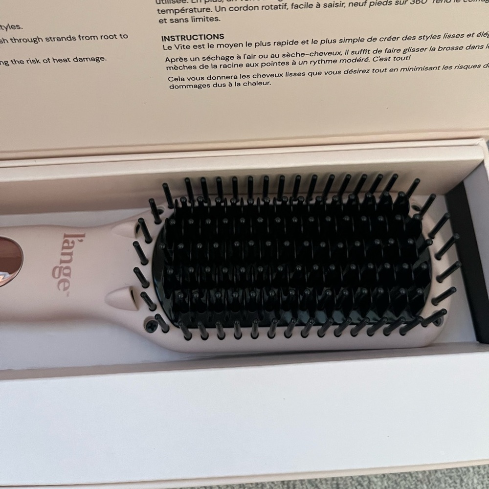 Lange ceramic straightening brush